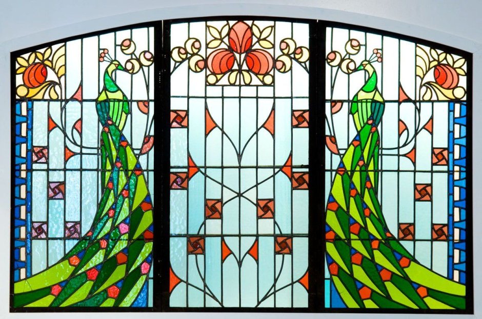 Стеклянные витражи для музея