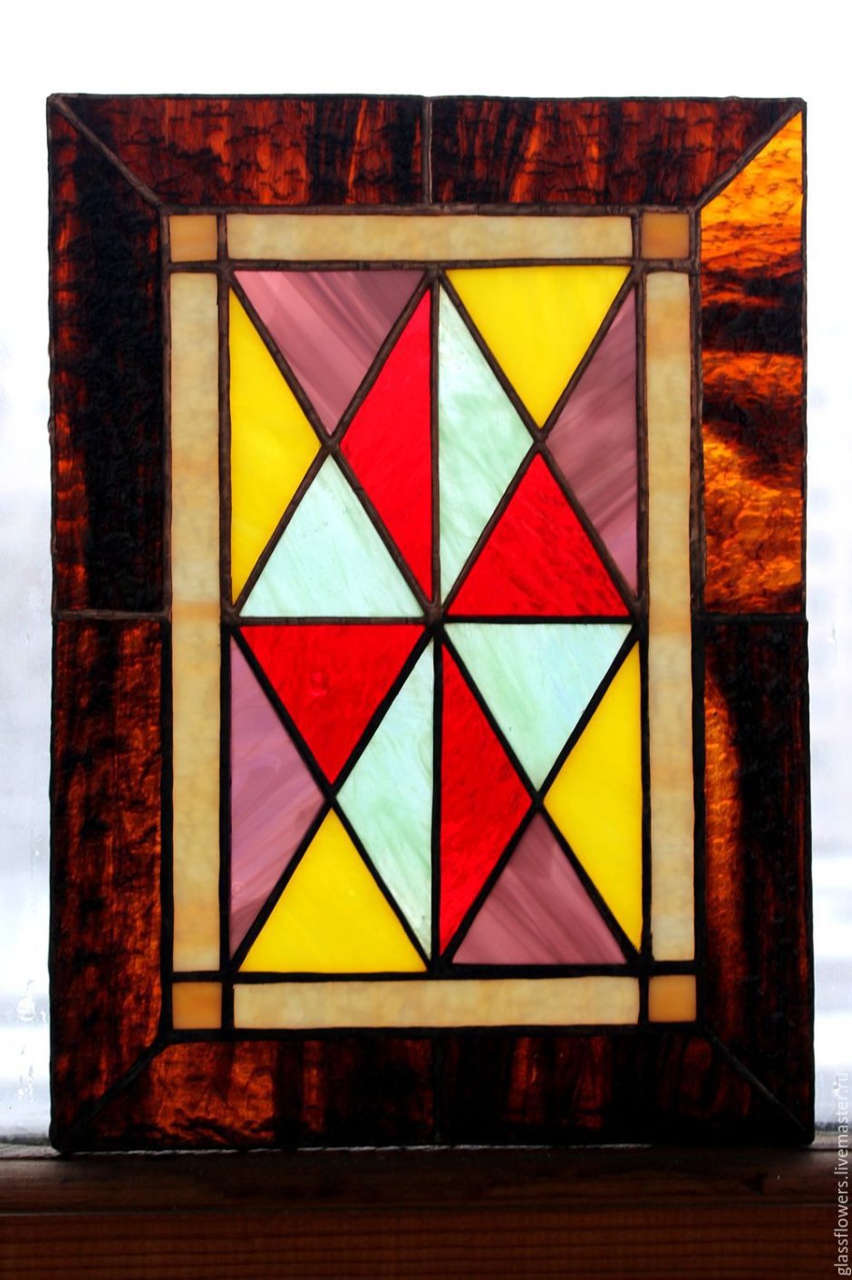 Витраж Тиффани геометрия