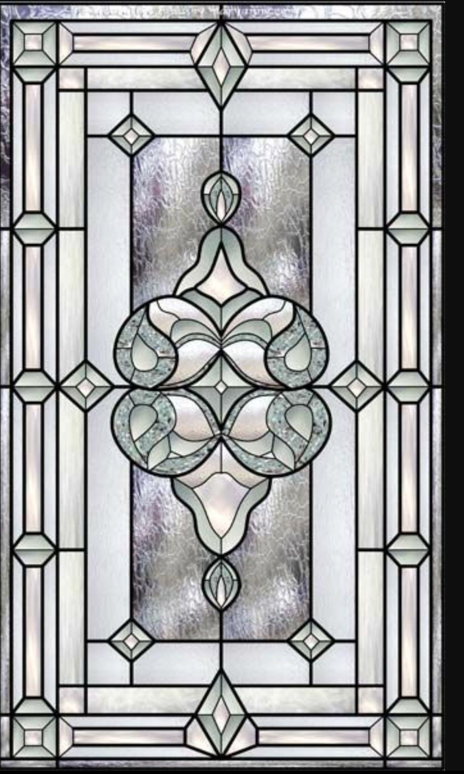 Витраж монохромный