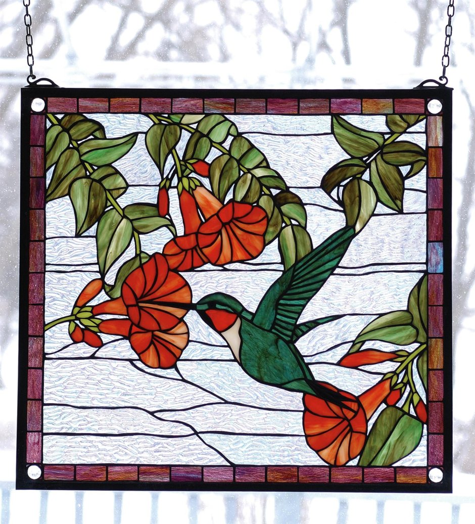 Фацетный витраж окна