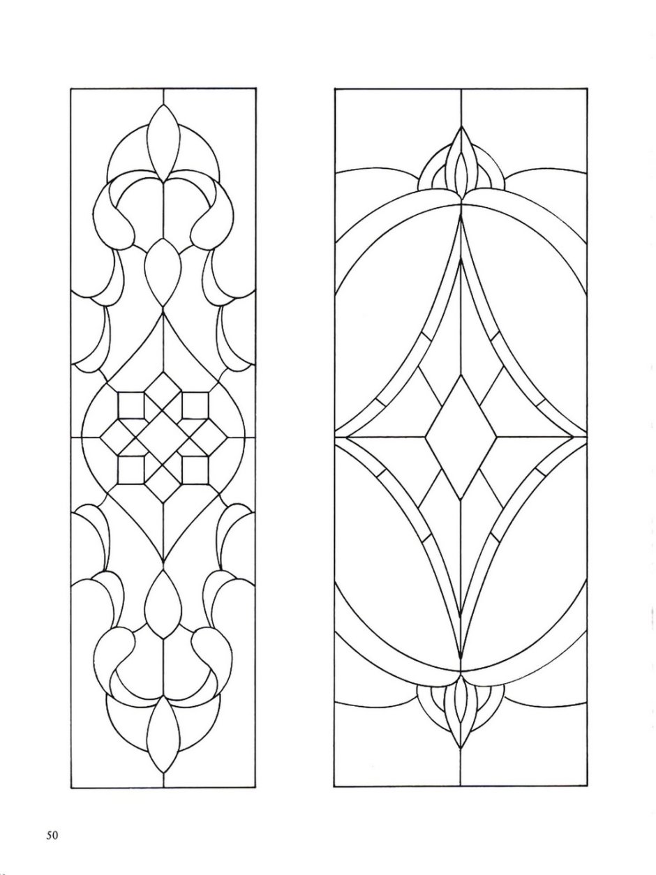 Витражные трафареты для стекла