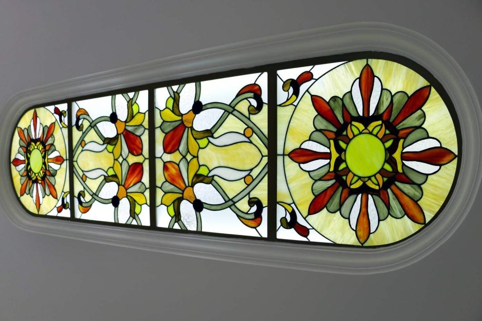 Витражные потолки Тиффани