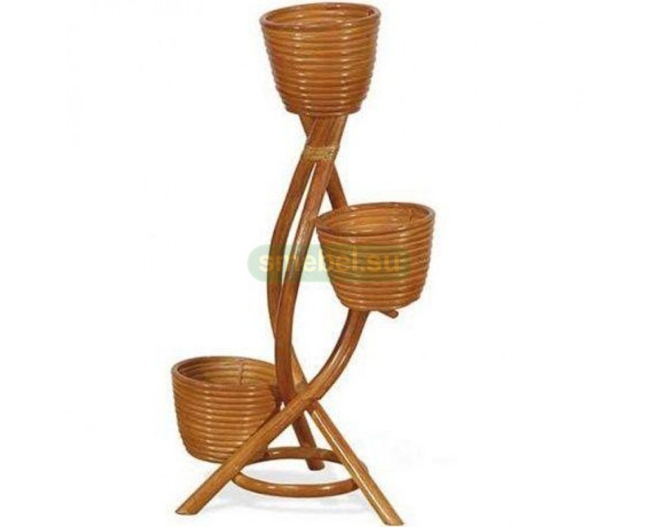 Цветочница напольная ротанг 15/26