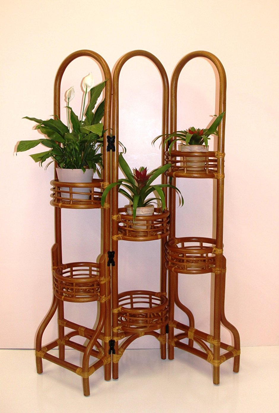 Подставка для цветов напольная деревянная