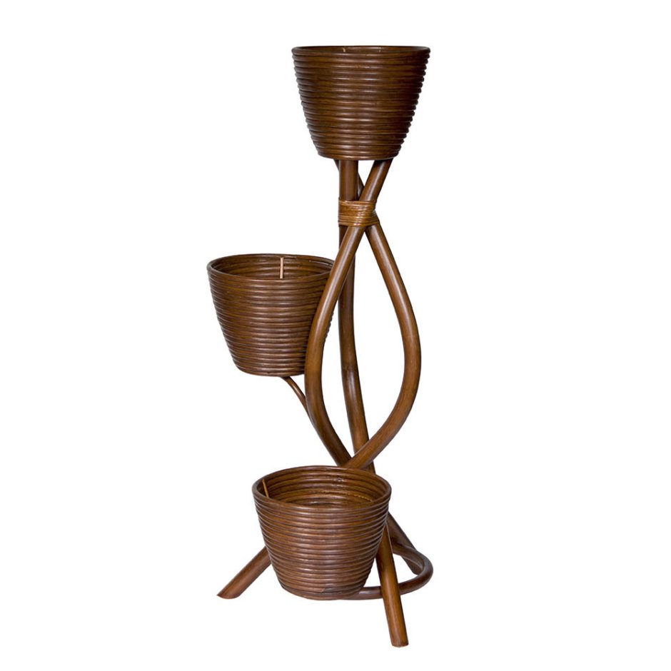 Цветочница напольная ротанг 15/26