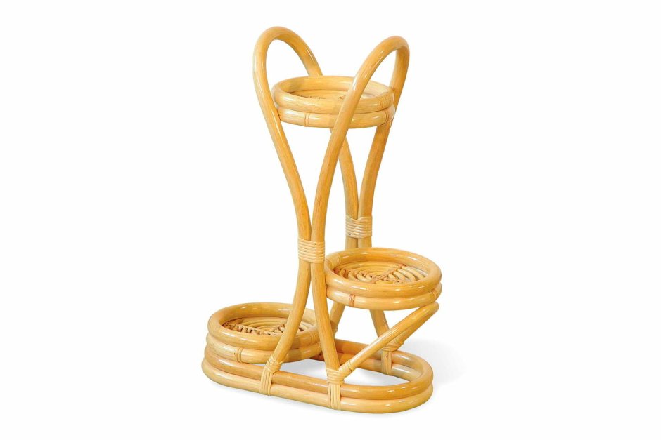 Плетеная подставка для цветов