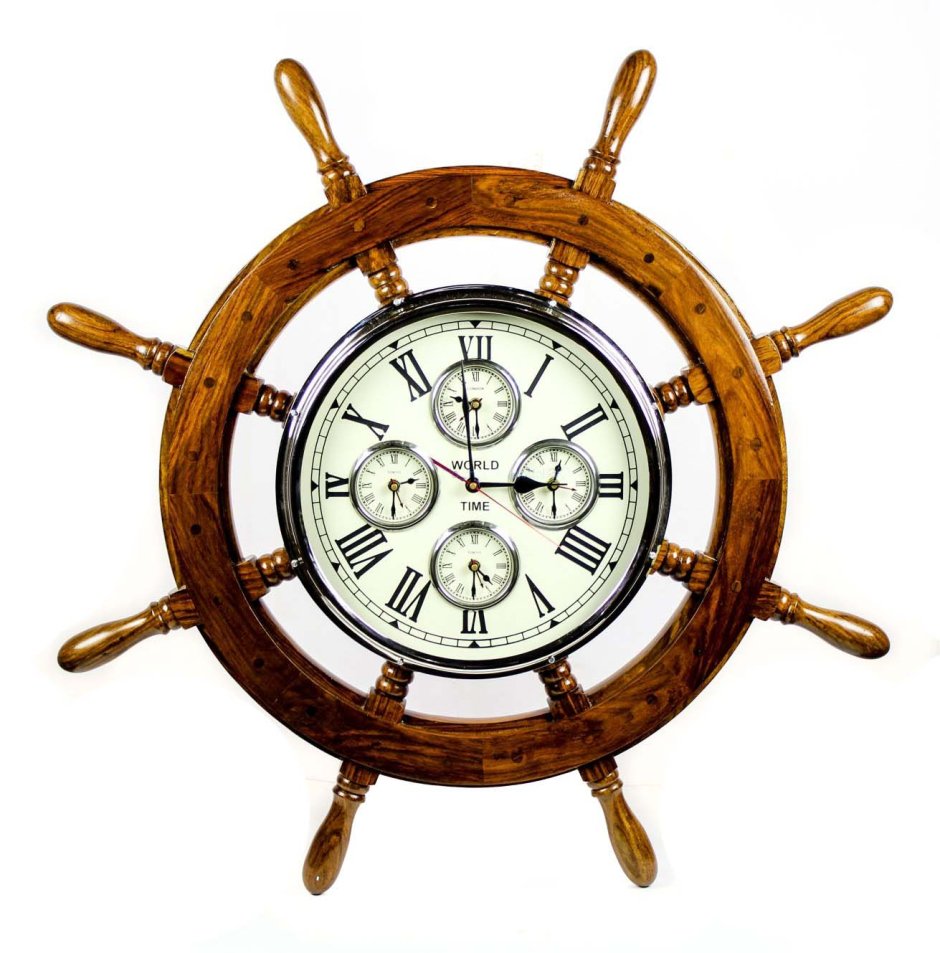 Wheel in ship Clock