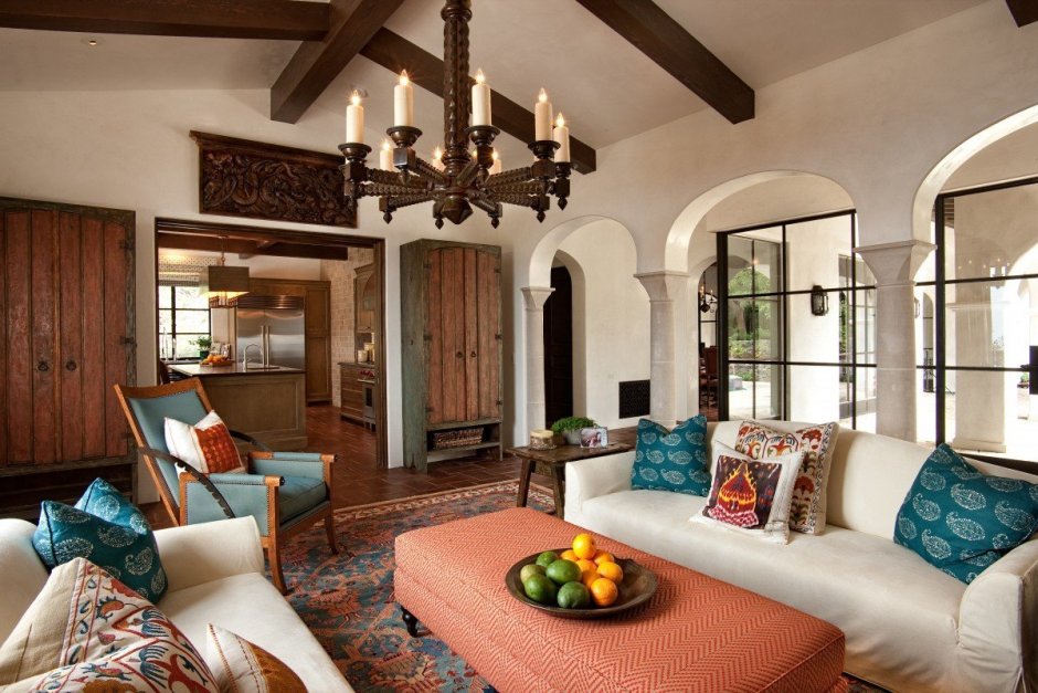 Интерьер в стиле итальянского Средиземноморья