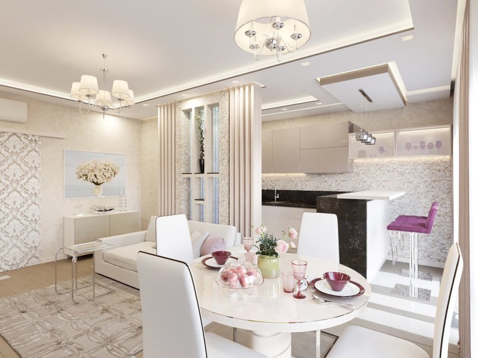 Планировка кухни в чешке