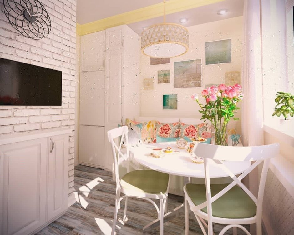 Декора в интерьере кухни 8 кв