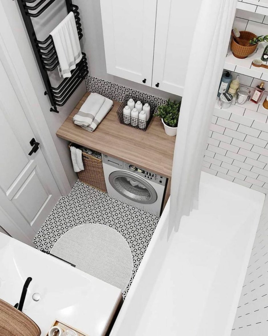 Ванная со стиральной машиной