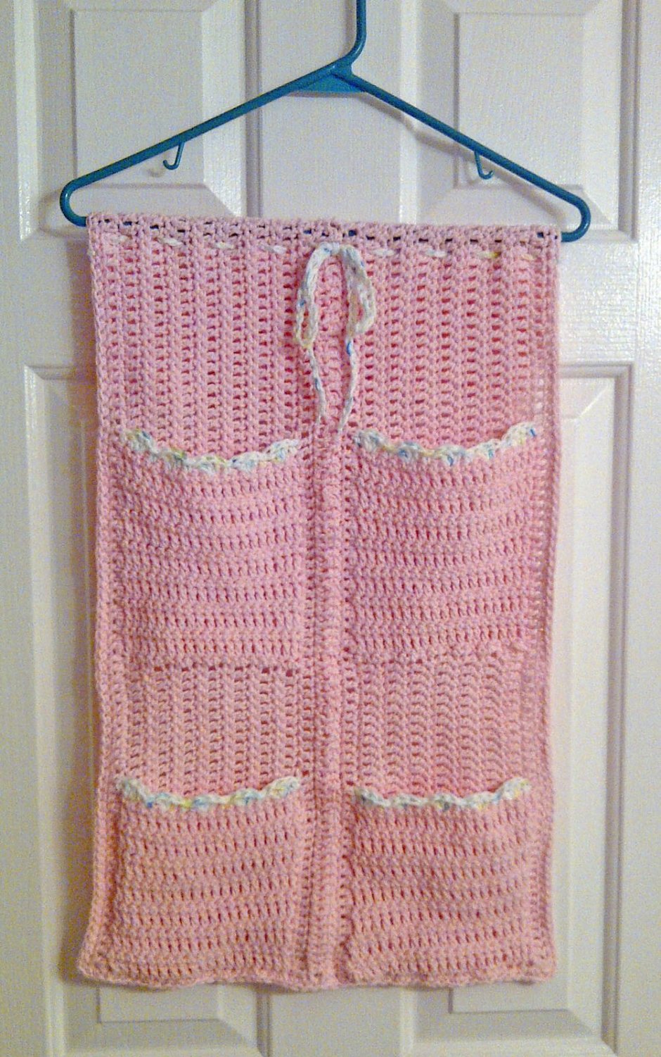 Вязаный органайзер для мелочей