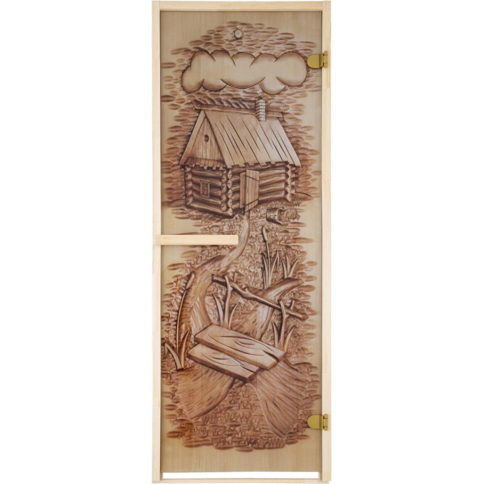 Дверь для сауны Andres Econom 700х1900 мм бронза