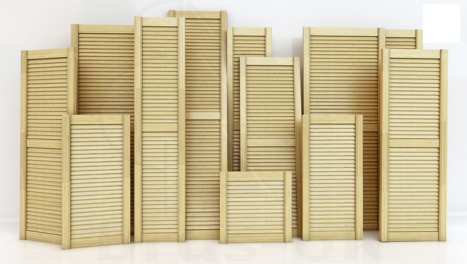 Дверцы жалюзийные 444 Castorama