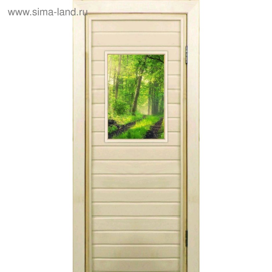 Дверь в парную со стеклом 180х60