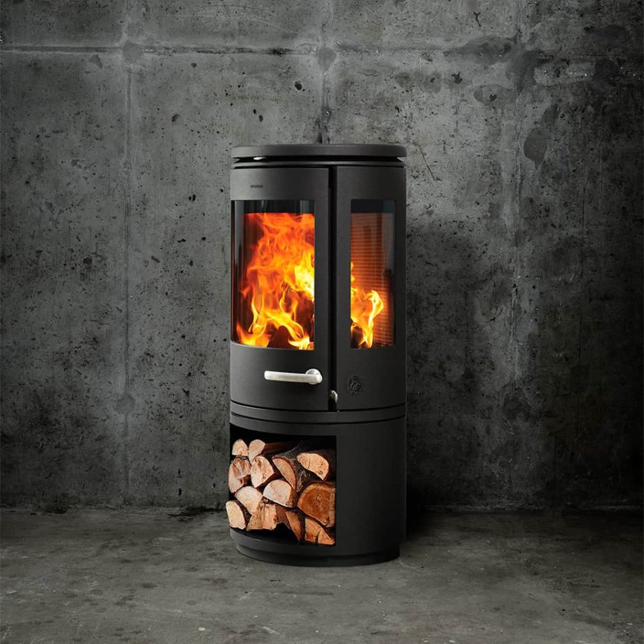 Печь отопительная ТМФ огонь-батарея 9 антрацит