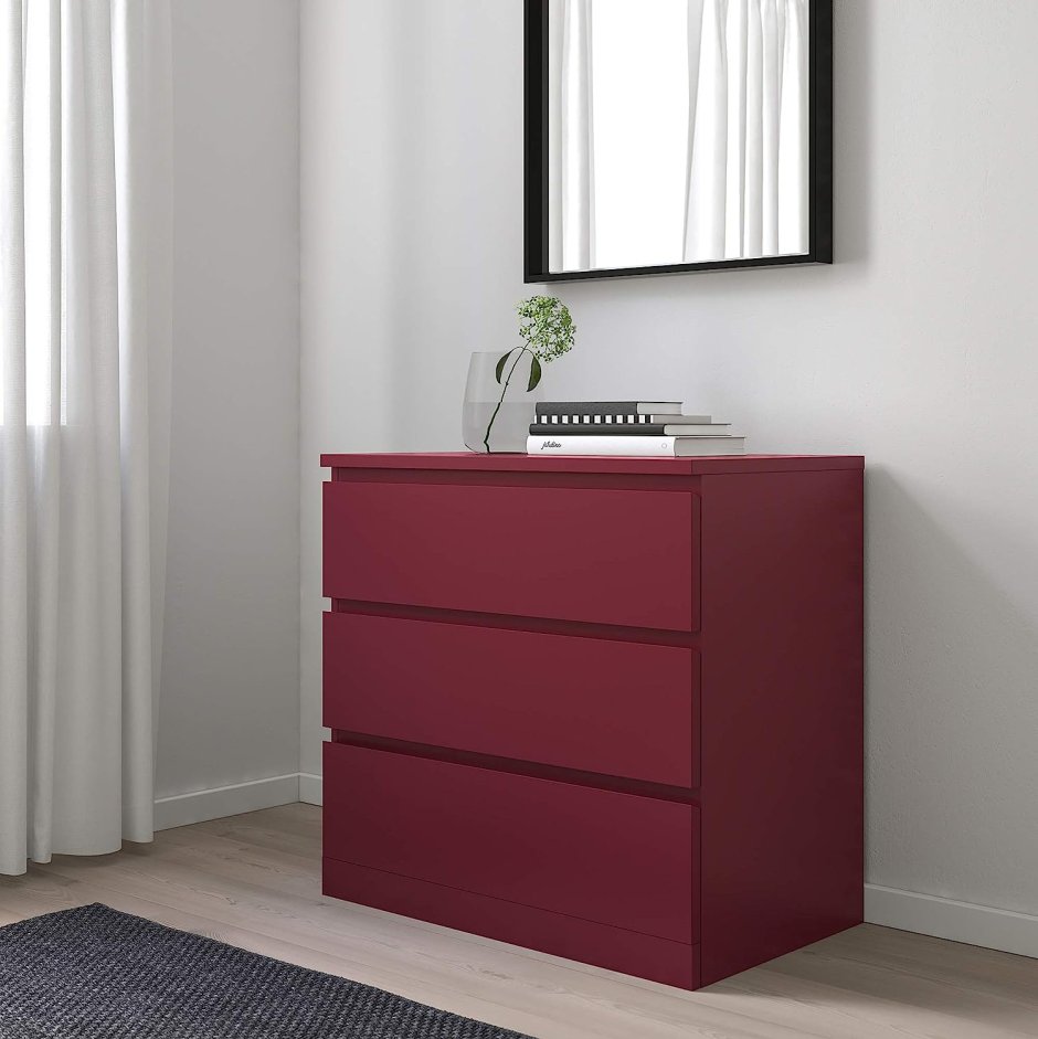 Комод икеа МАЛЬМ 3 ящика