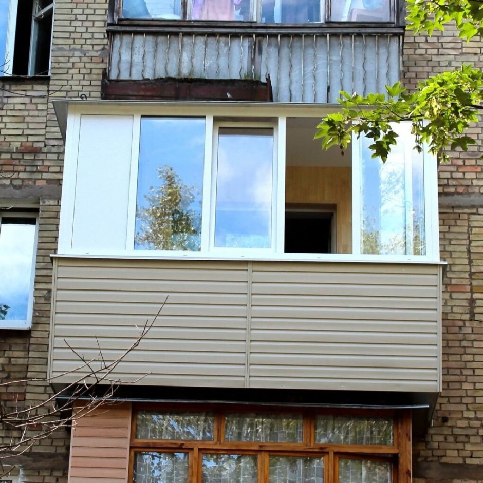 Балкон с выносом