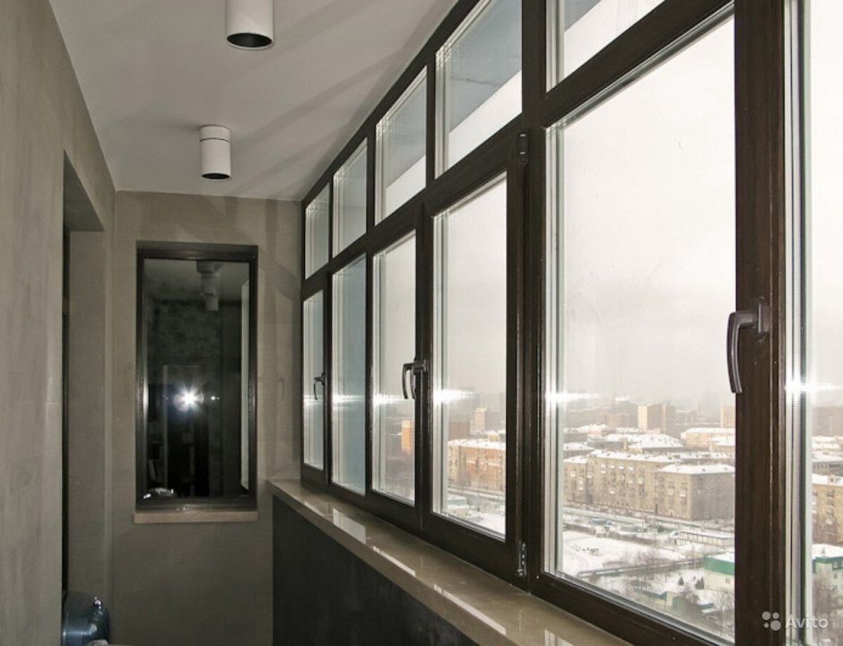 Теплое остекление балкона