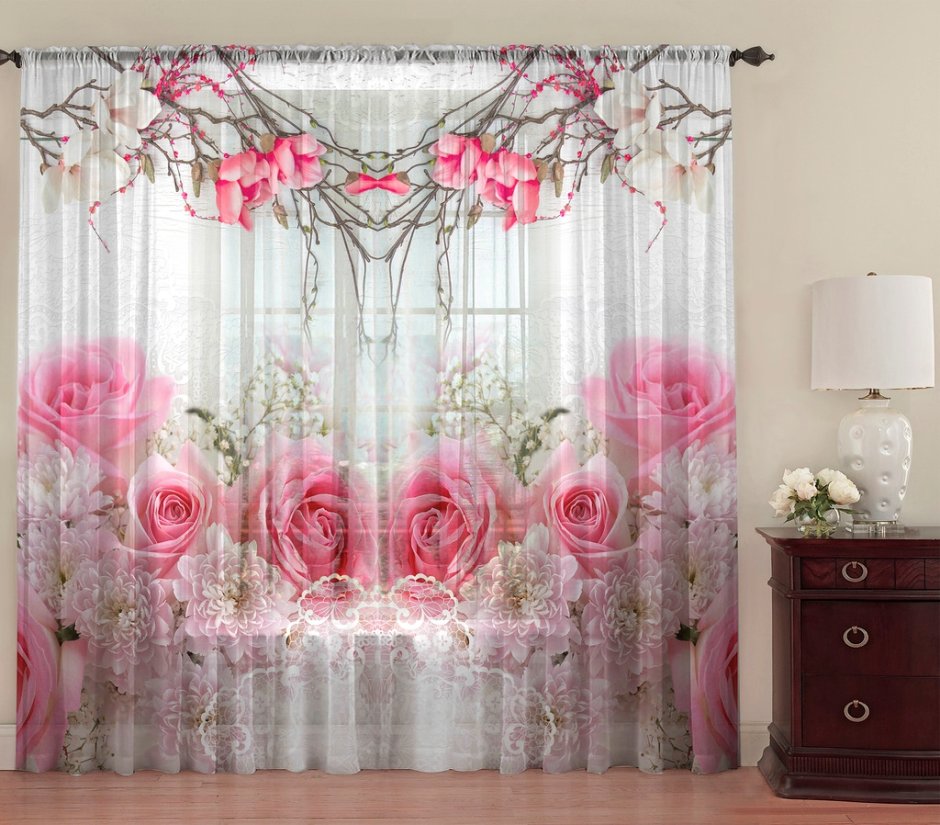 Тюль в хофф