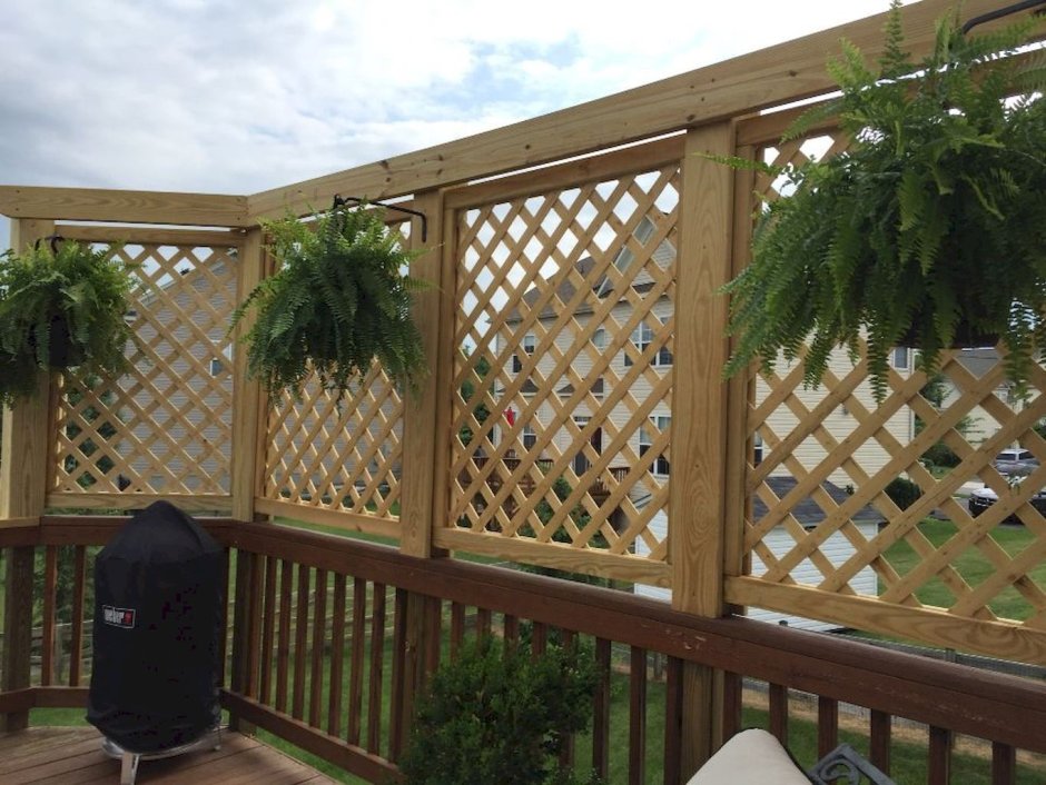 Перегородка на террасе