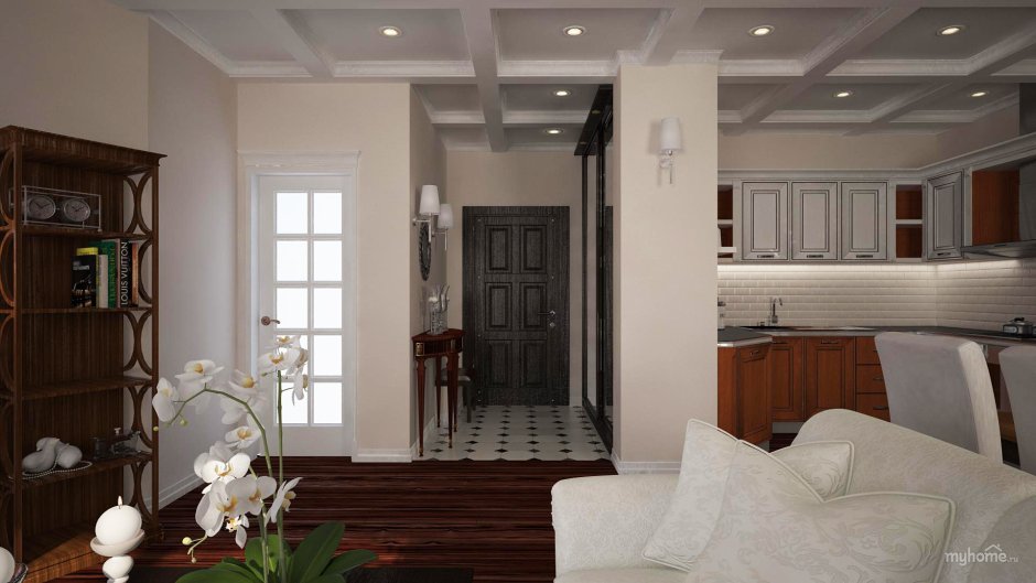 Интерьер 3-х комнатной сталинки