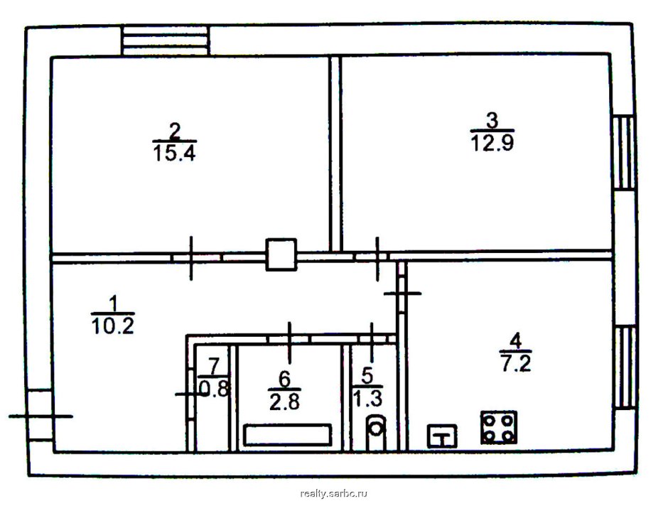 Сталинка 1-433 перепланировка