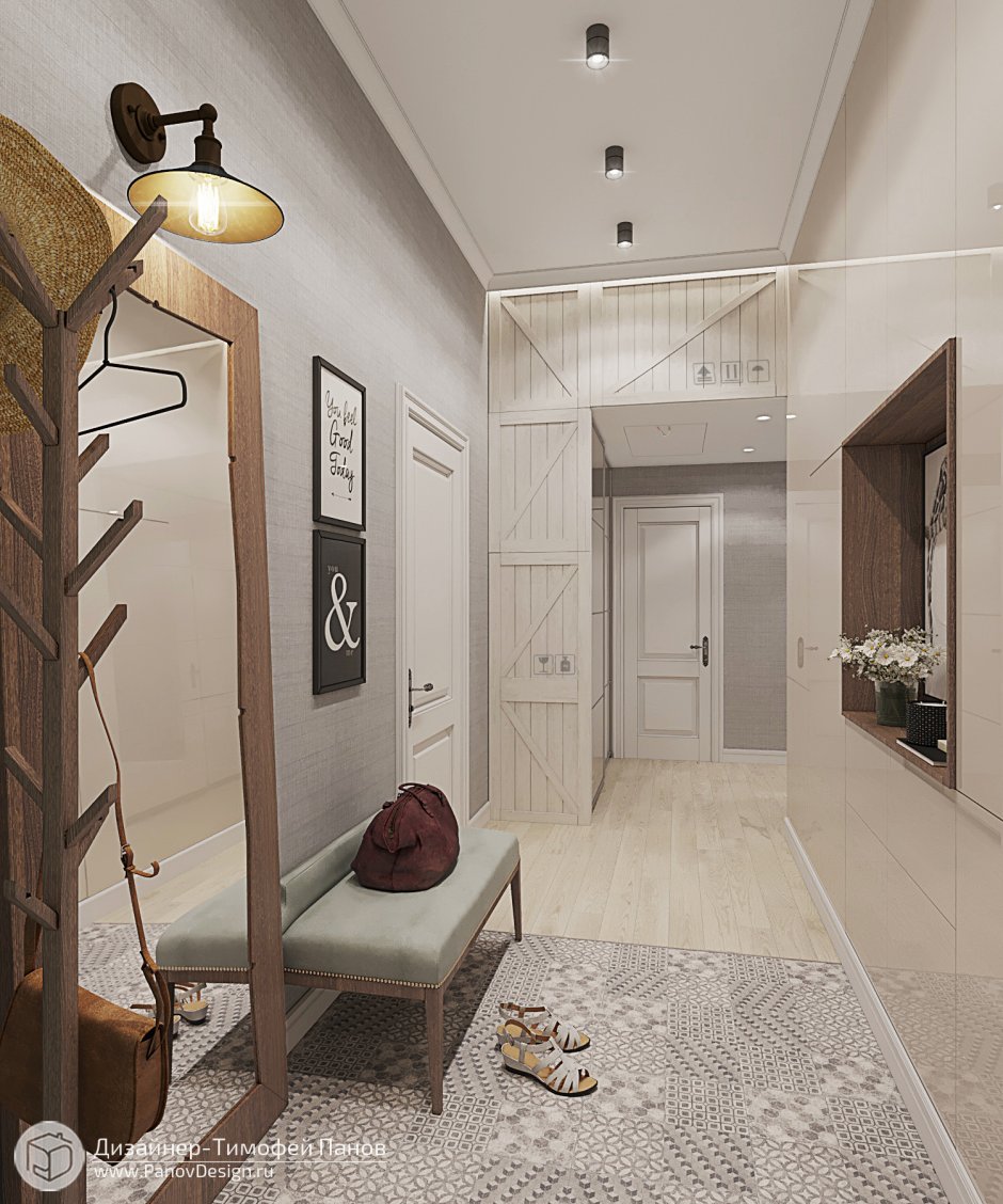 Прихожая в двухкомнатной сталинке