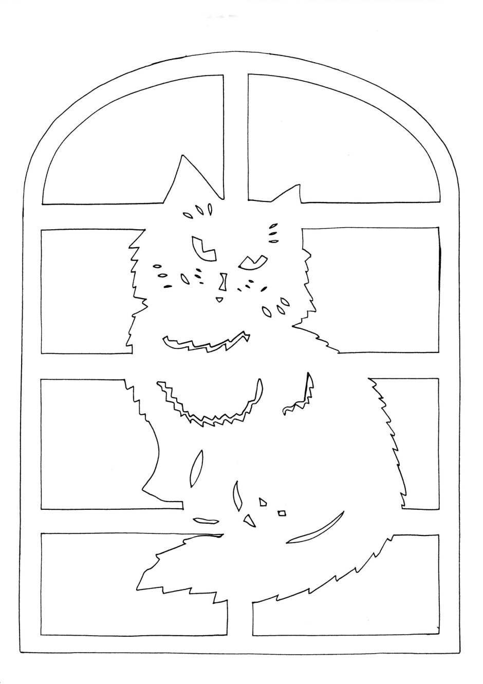 Кошкавытиканка на окно