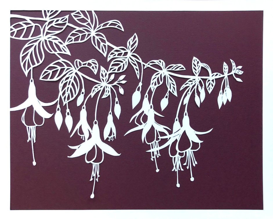 Вытынанка цветы