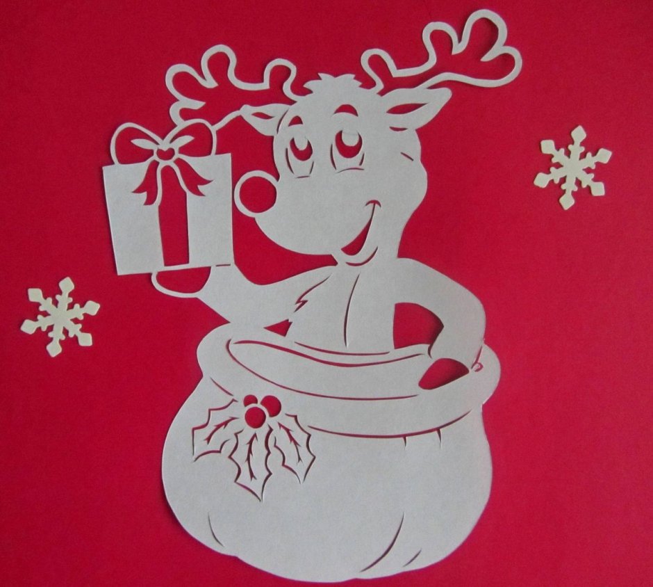 Вытынанки к новому году