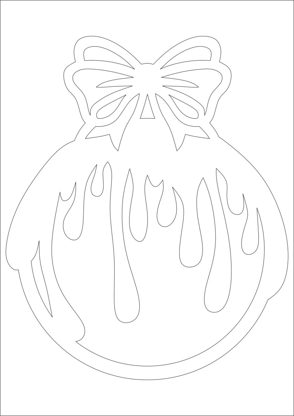 Трафареты на окна новогодние