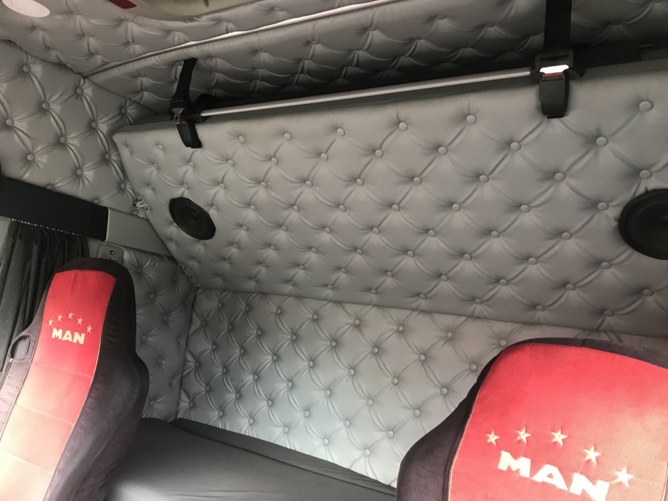 Перетяжка салона ман ТГА