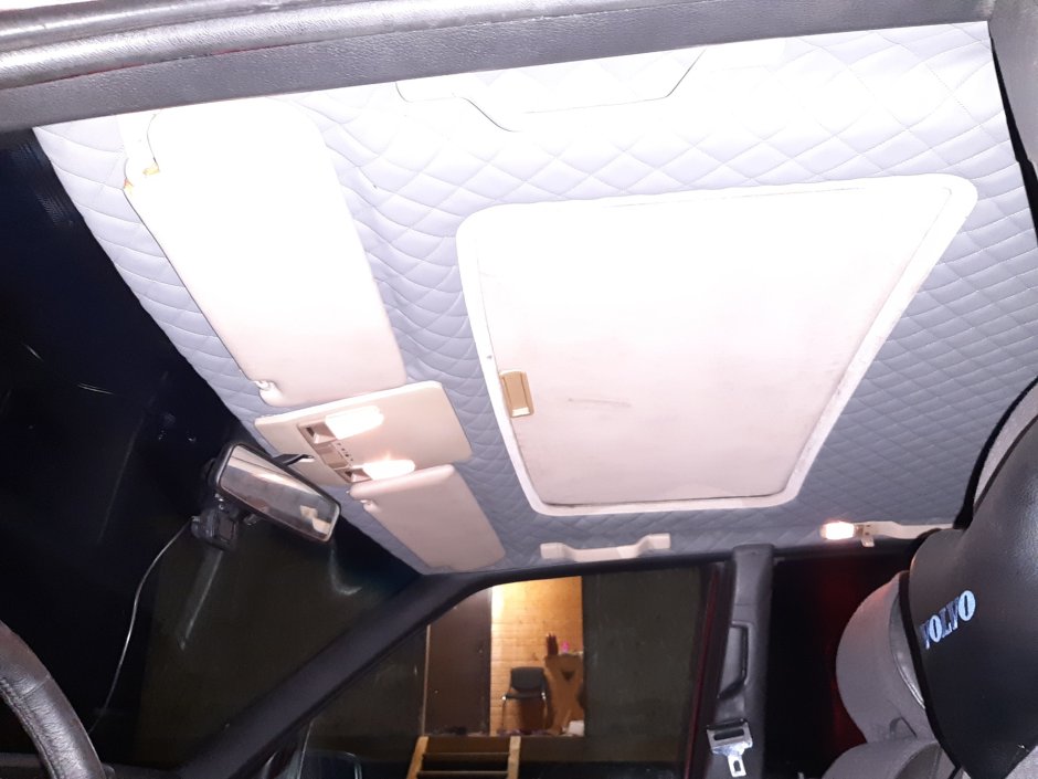 LX 570 перетяжка потолка