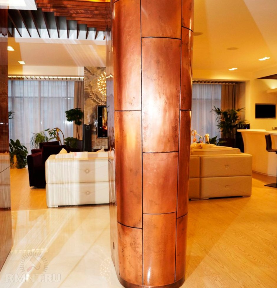 Декоративная облицовка колонн