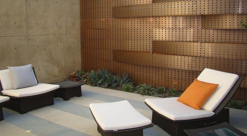 Медные панели для интерьера