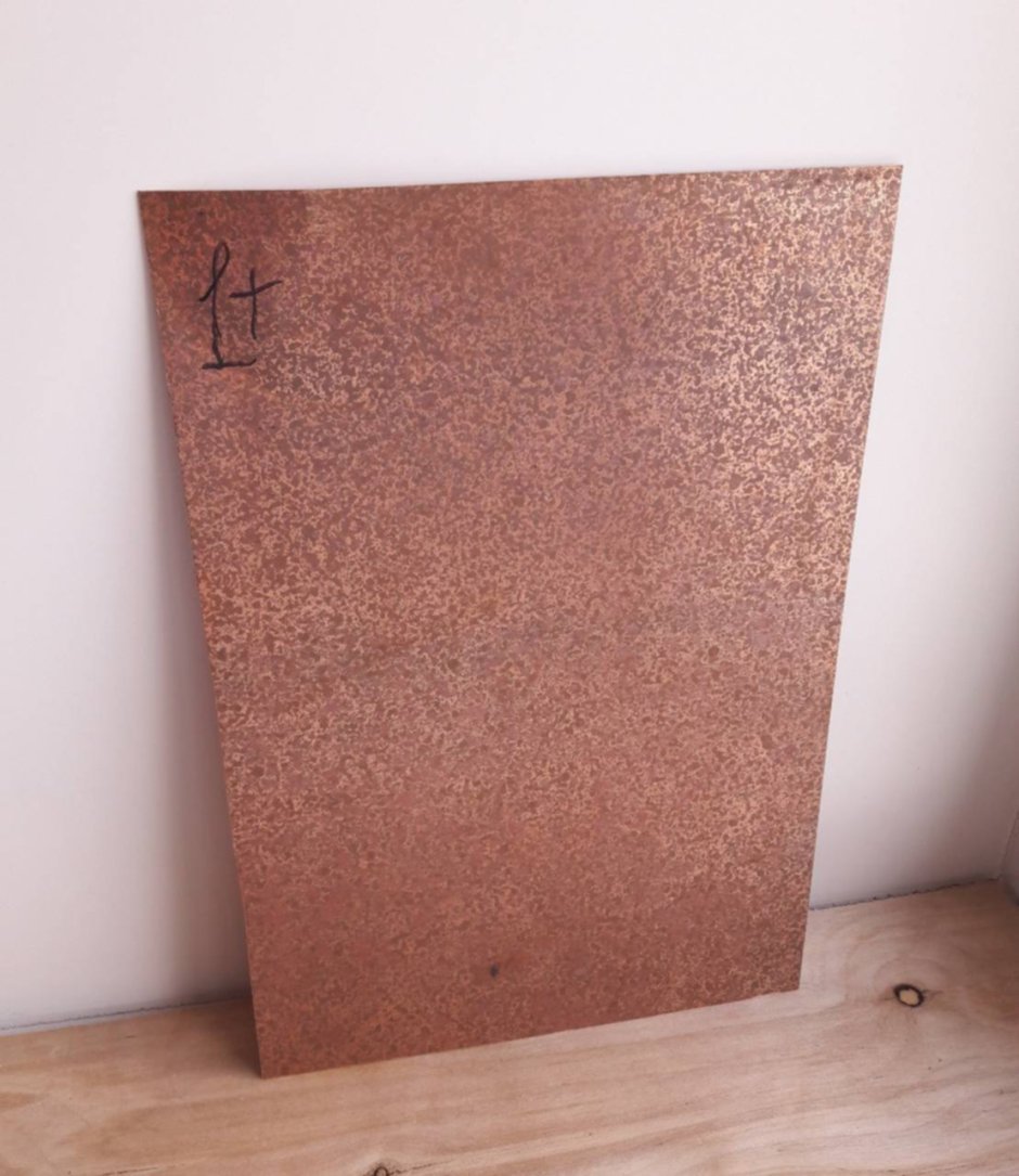 Отделка медными листами