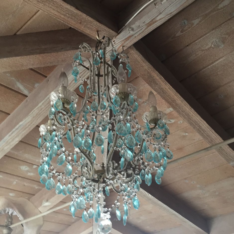 Бирюзовый светильник