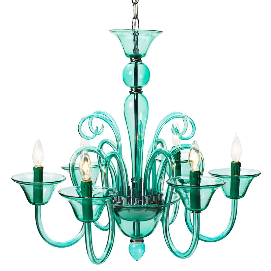 Подвесной светильник бирюзовый