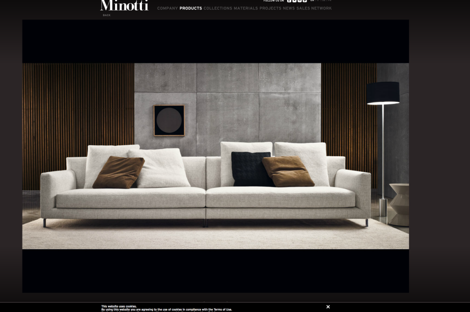 Реплика дивана Minotti