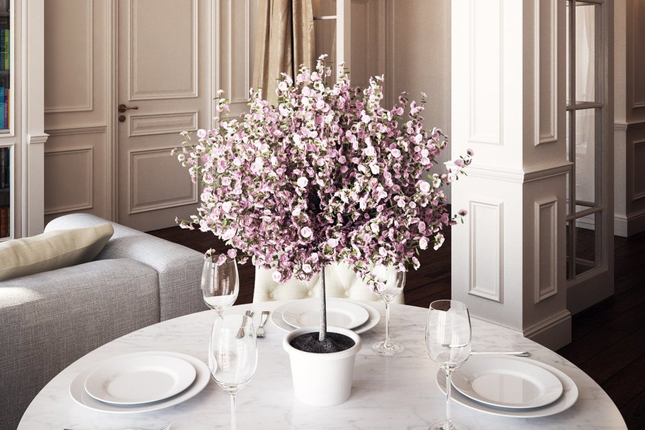 Цветы в интерьере