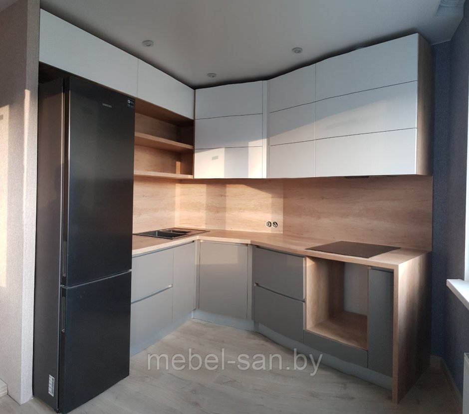 Кухни с барной стойкой угловые современные