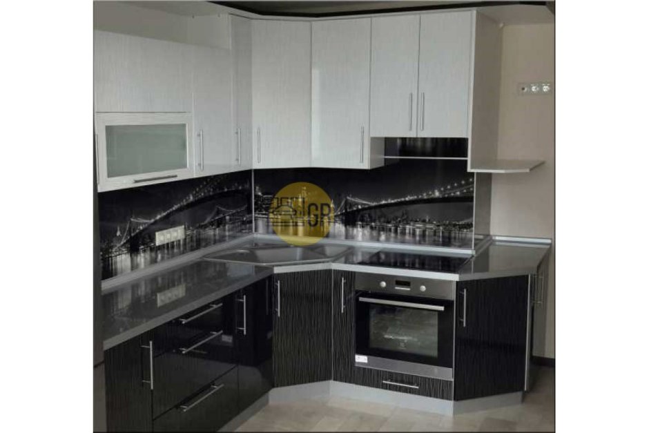 Дизайн кухни нестандартной формы