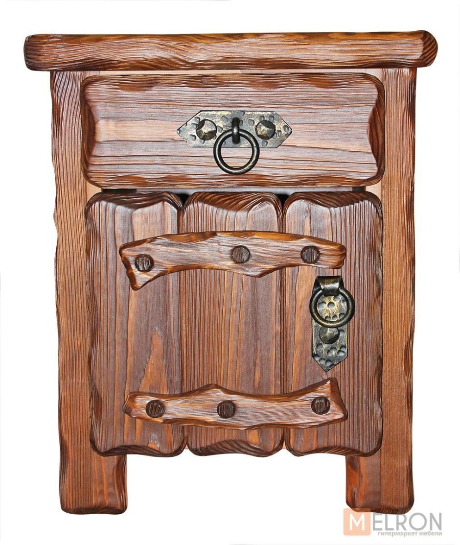 Тумба из состаренного дерева