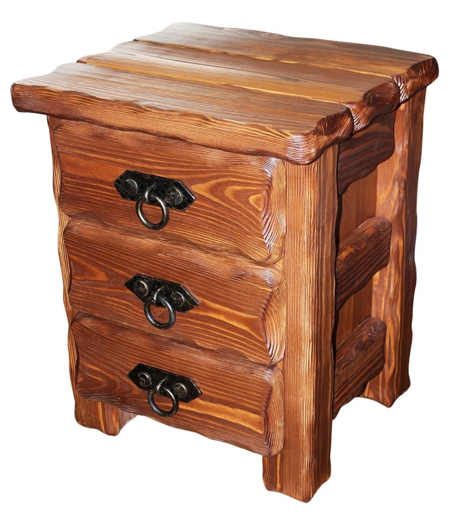 Брашированная мебель из сосны под старину