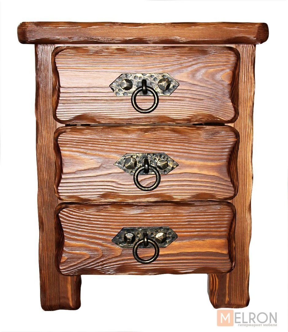 Брашированная мебель из сосны под старину