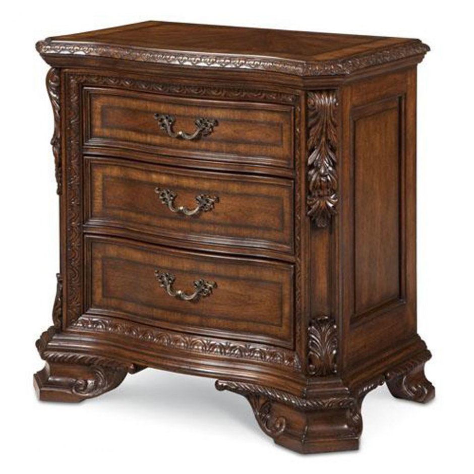 Состаренная прикроватная тумбочка своими руками