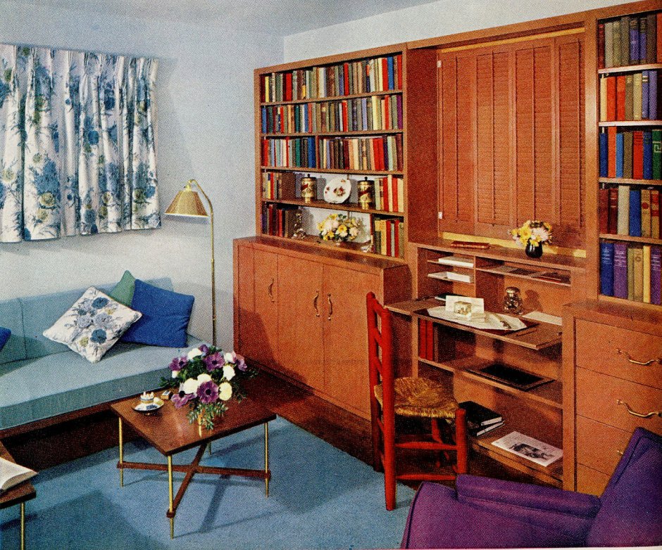 Интерьер 50-х годов