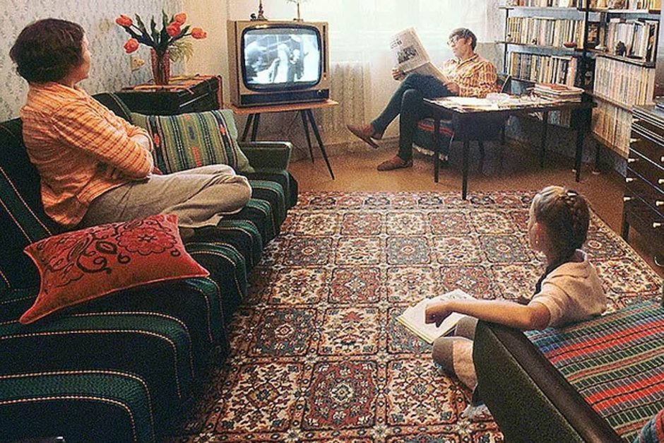 Советская семья 80-х