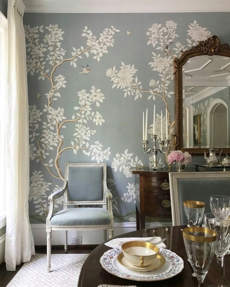 Стиль Шинуазри в гостиной